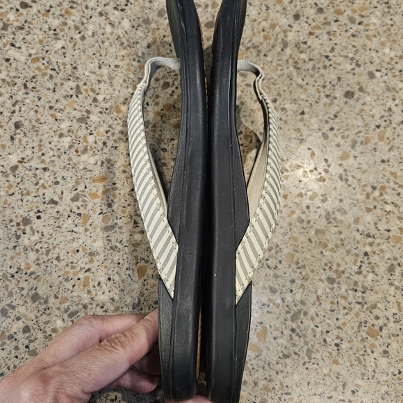 Olukai Ho'Pio SZ 7/37 Island Inspired Comfort Thong Beach Supportive Sandal - Picture 7 of 8